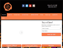 Tablet Screenshot of cheerzoneathletics.com